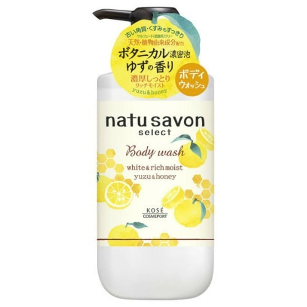 фото Softymo natu savon body wash yuzu honey жидкое мыло для тела с ароматом юдзу и меда 500 мл kose