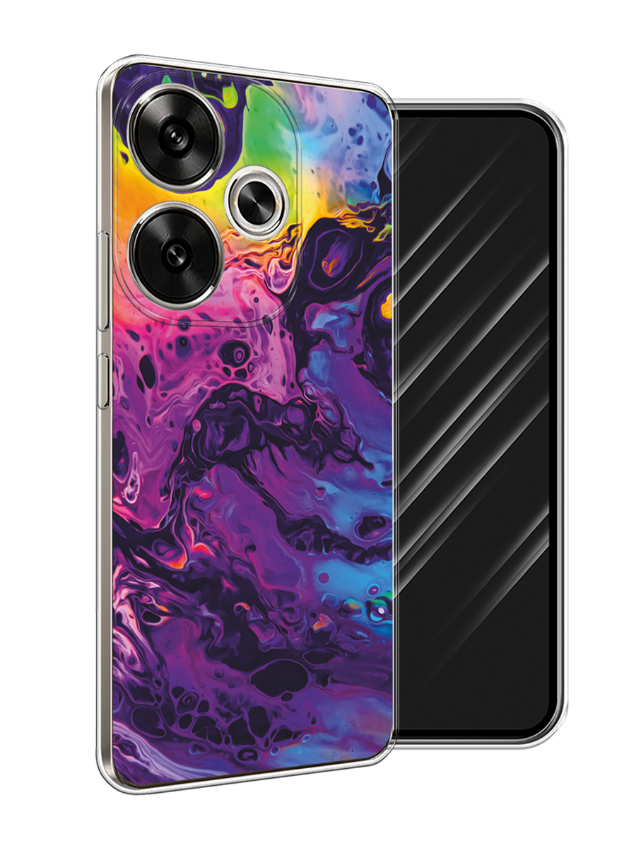 

Чехол Awog на Xiaomi Redmi Turbo 3 "ACID fluid", Бордовый, 322150-1
