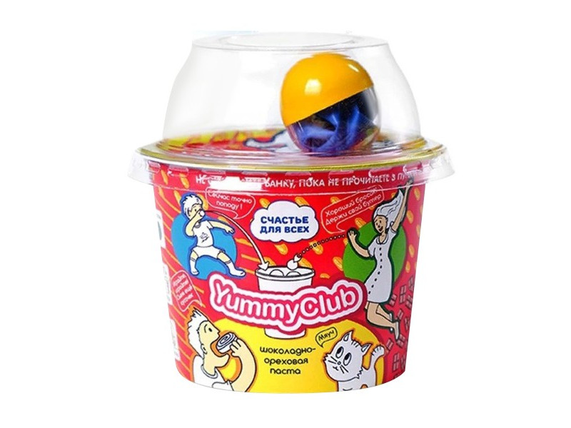 

Паста YummyClub шоколадно-ореховая 250 г