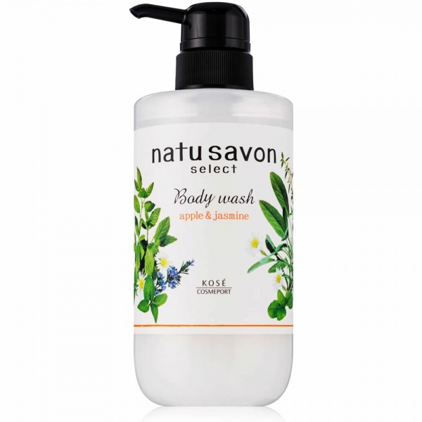 фото Softymo natu savon body wash moist жидкое мыло для тела увлажняющее 500 мл kose