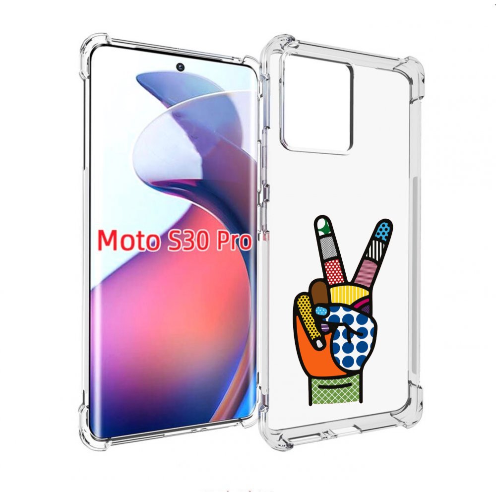 

Чехол MyPads йоу пальчики для Motorola Moto S30 Pro, Прозрачный, Tocco