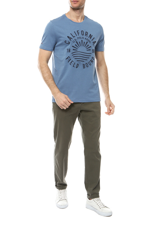 

Футболка мужская G081SZ0110YEATS U.S. POLO Assn. синяя 50 RU, G081SZ0110YEATS
