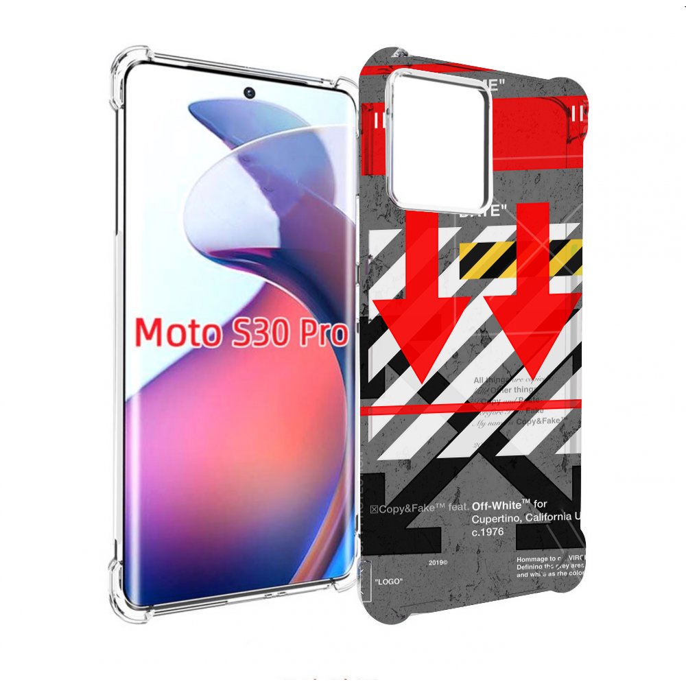 

Чехол MyPads знаки-логотипы для Motorola Moto S30 Pro, Прозрачный, Tocco