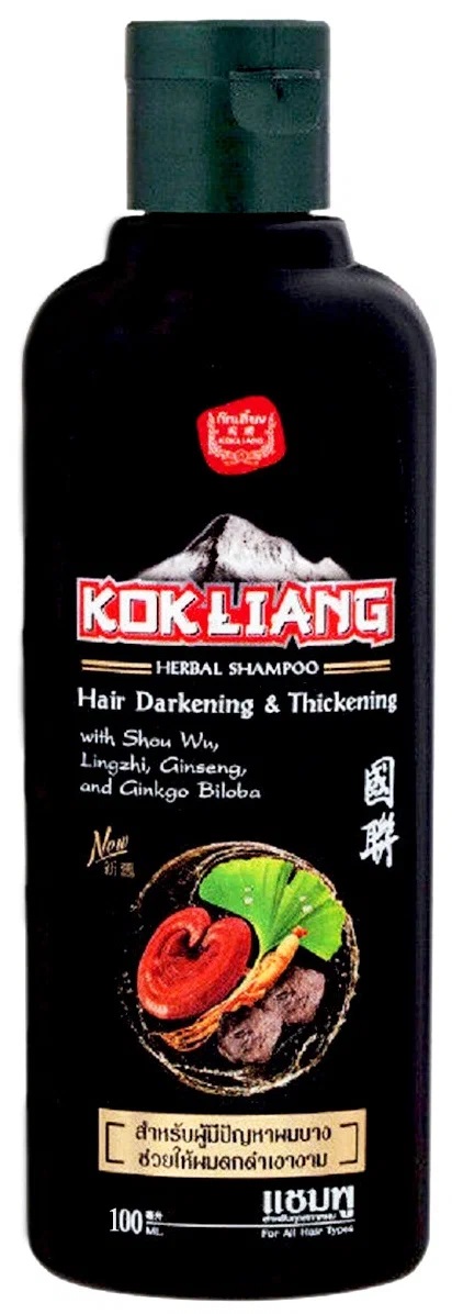 фото Шампунь для тёмных волос kokliang hair darkenin &thickening, 100 мл