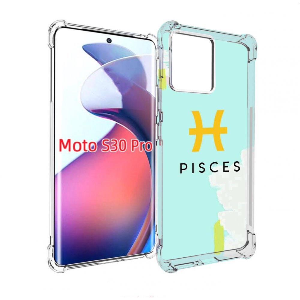 

Чехол MyPads знак-зодиака-рыбы-2 для Motorola Moto S30 Pro, Прозрачный, Tocco