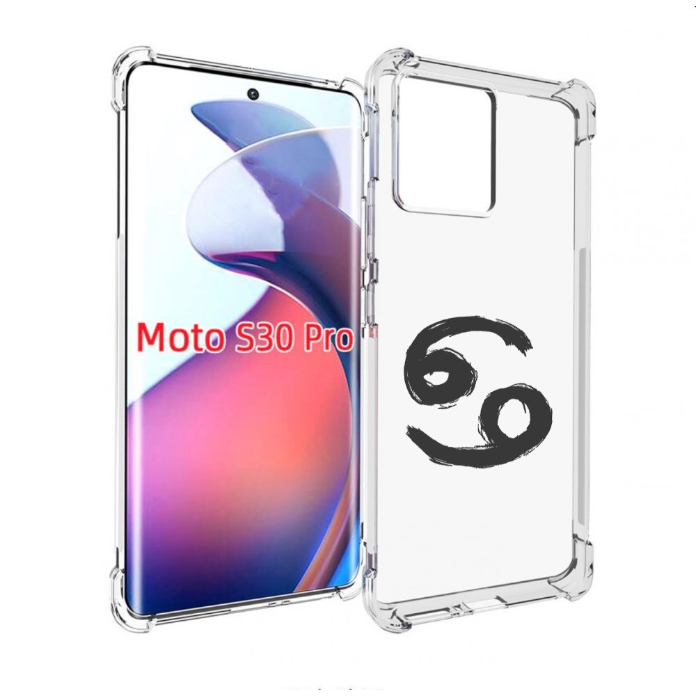

Чехол MyPads знак-зодиака-рак-6 для Motorola Moto S30 Pro, Прозрачный, Tocco