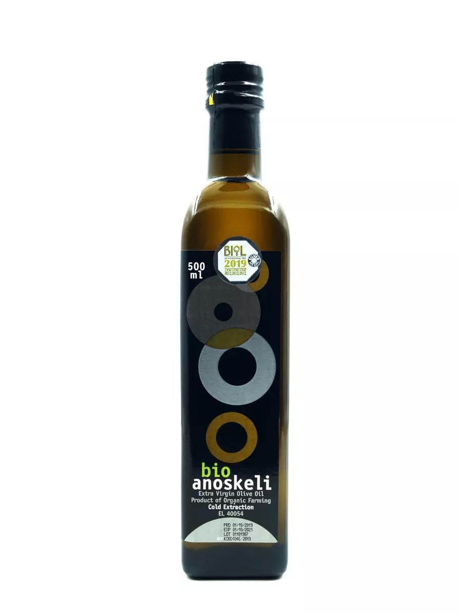 Масло оливковое нерафинированное, ANOSKELI, 500мл