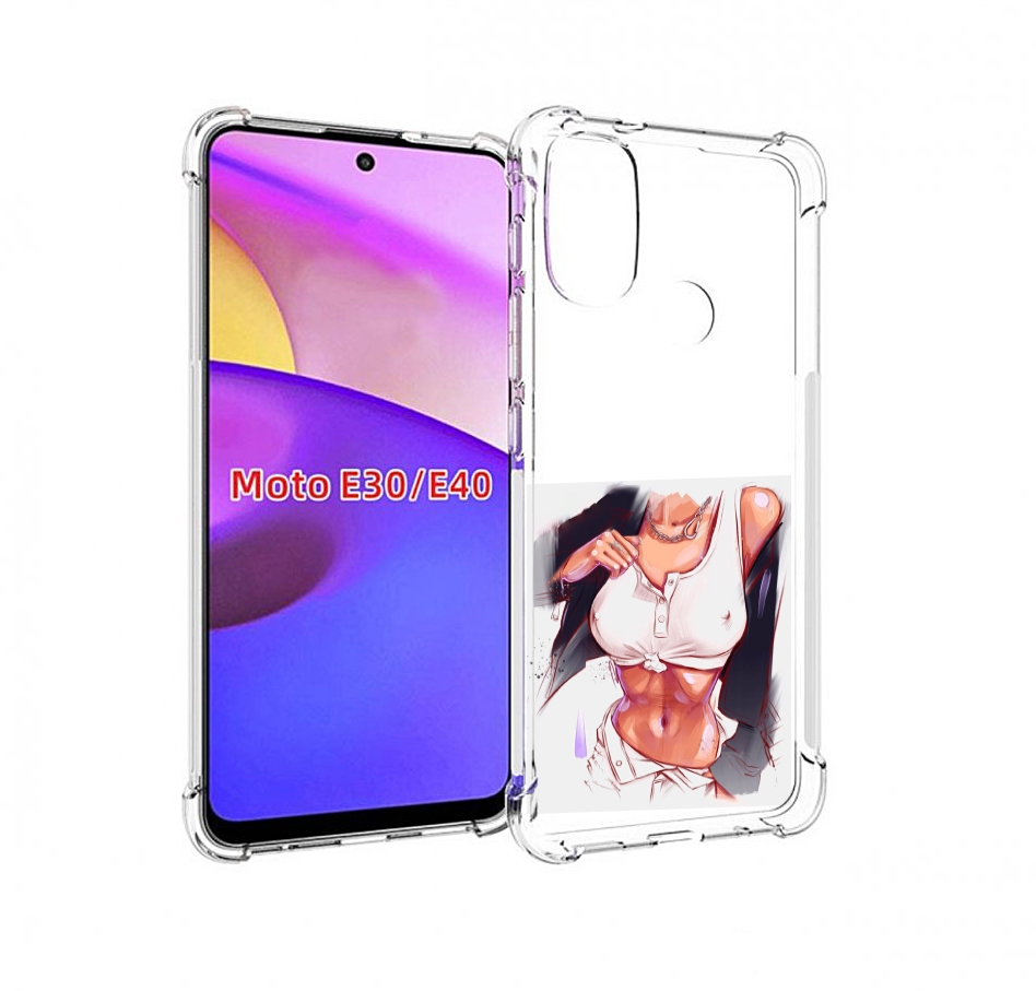 

Чехол бампер MyPads красивая-стройная-модель для Motorola Moto E, Прозрачный, Tocco