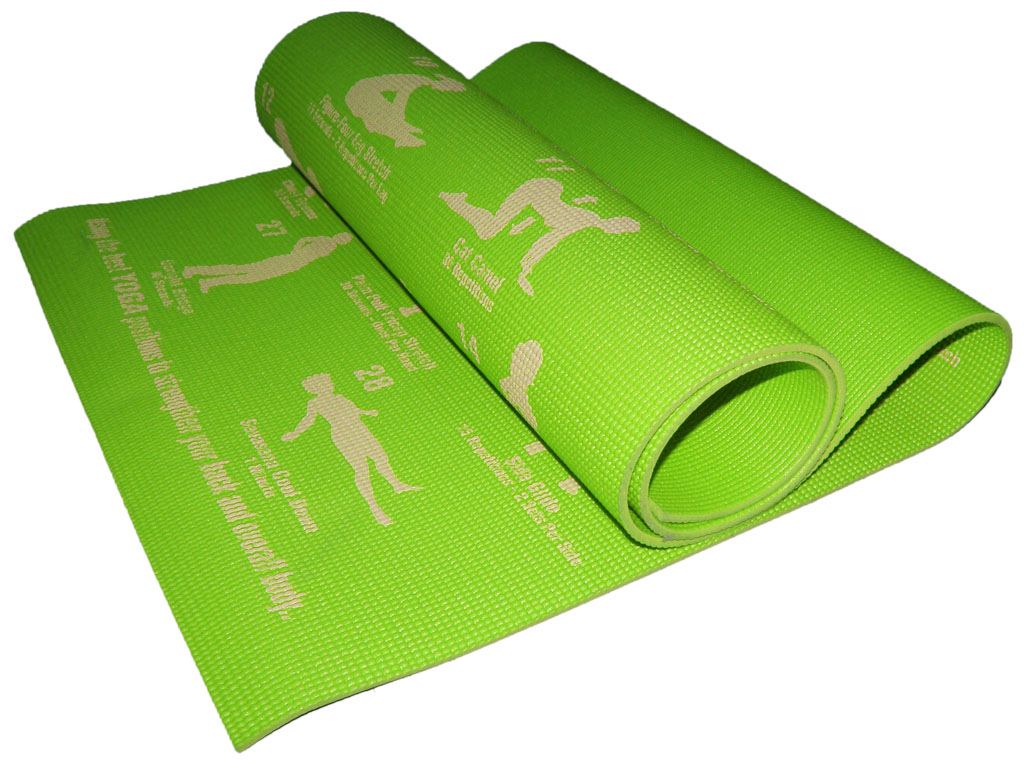 фото Коврик для йоги. цвет зелёный. rw-6-з sprinter
