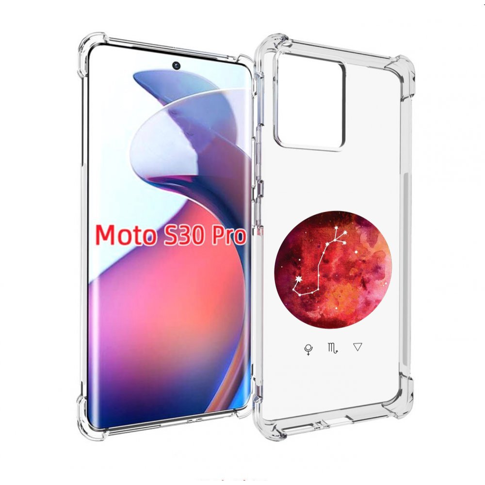 

Чехол MyPads знак зодиака скорпион 6 для Motorola Moto S30 Pro, Прозрачный, Tocco