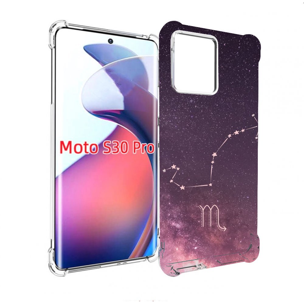 

Чехол MyPads знак зодиака скорпион 4 для Motorola Moto S30 Pro, Прозрачный, Tocco