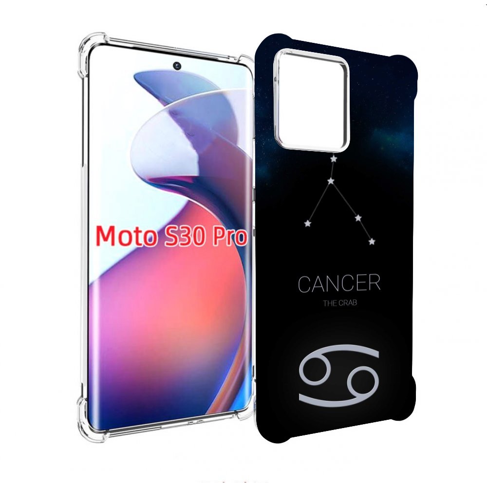 

Чехол MyPads знак зодиака рак 2 для Motorola Moto S30 Pro, Прозрачный, Tocco