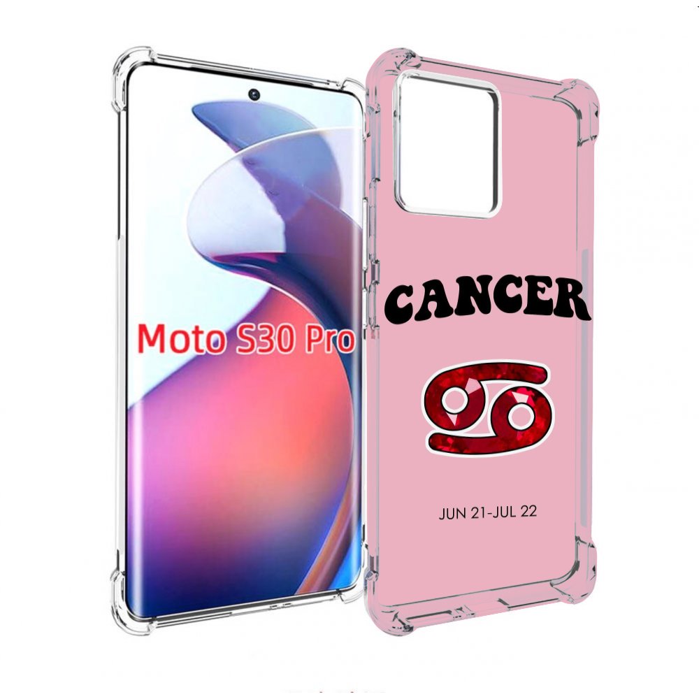

Чехол MyPads знак зодиака рак 1 для Motorola Moto S30 Pro, Прозрачный, Tocco
