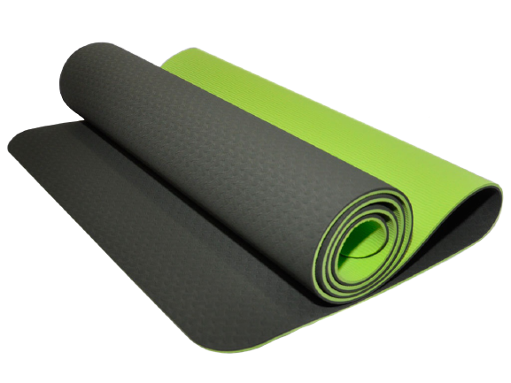 Коврик для йоги Sprinter TPE green 183 см, 6 мм