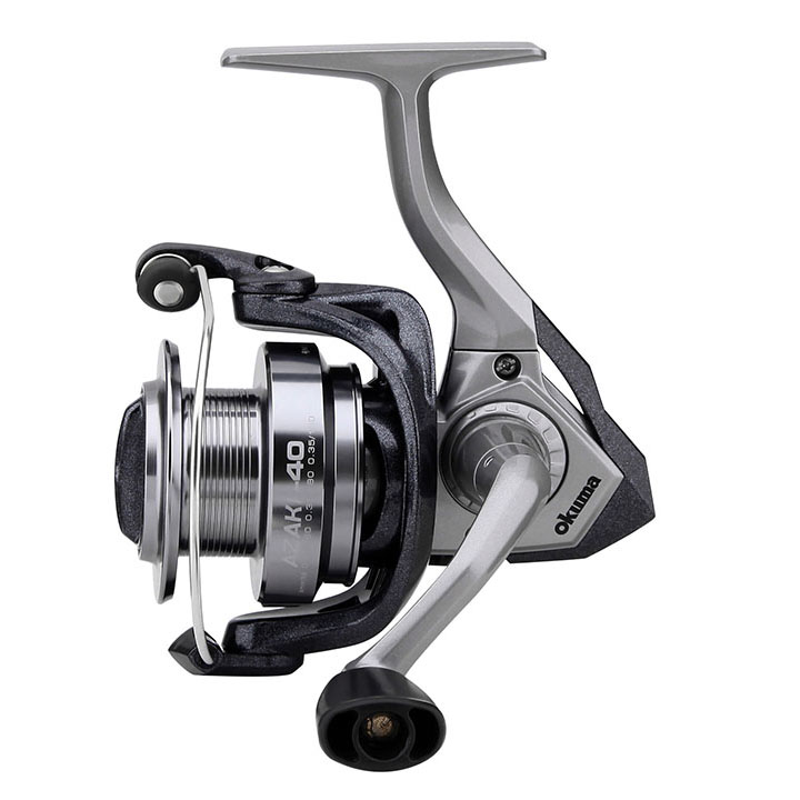 

Катушка Okuma Azaki 30 с плетёной леской, Серый, Azaki