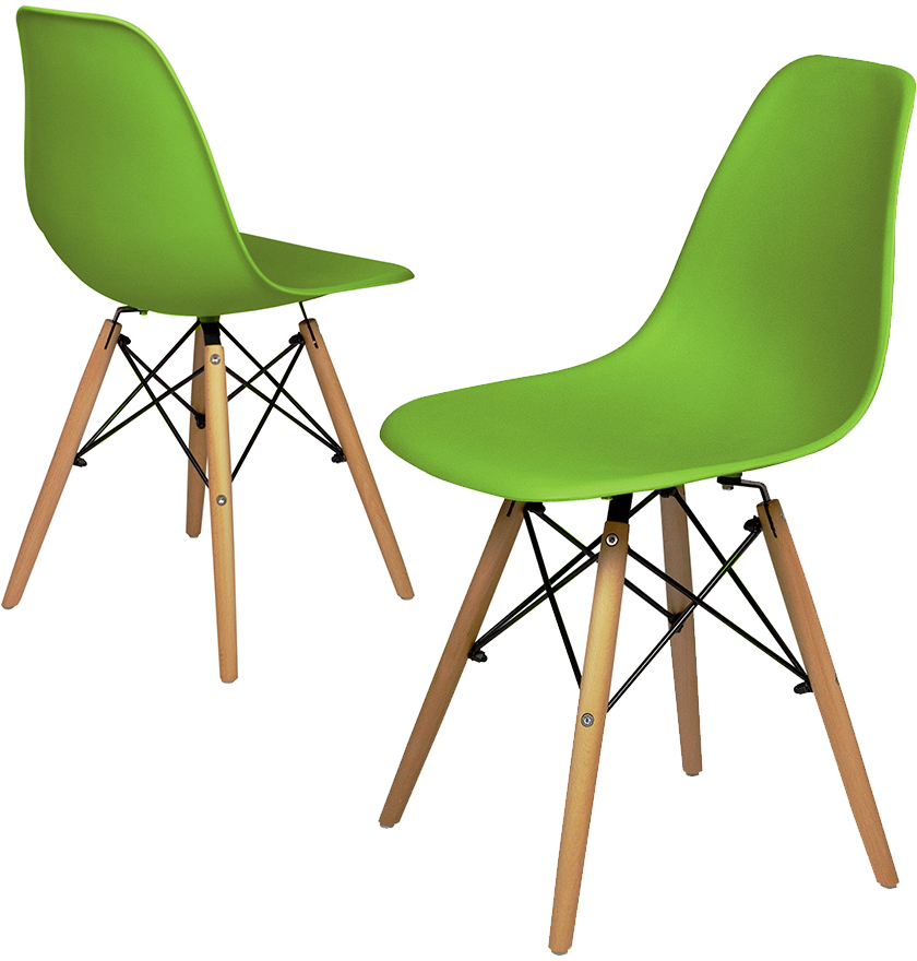 фото Комплект стульев 2 шт. ridberg dsw eames, green