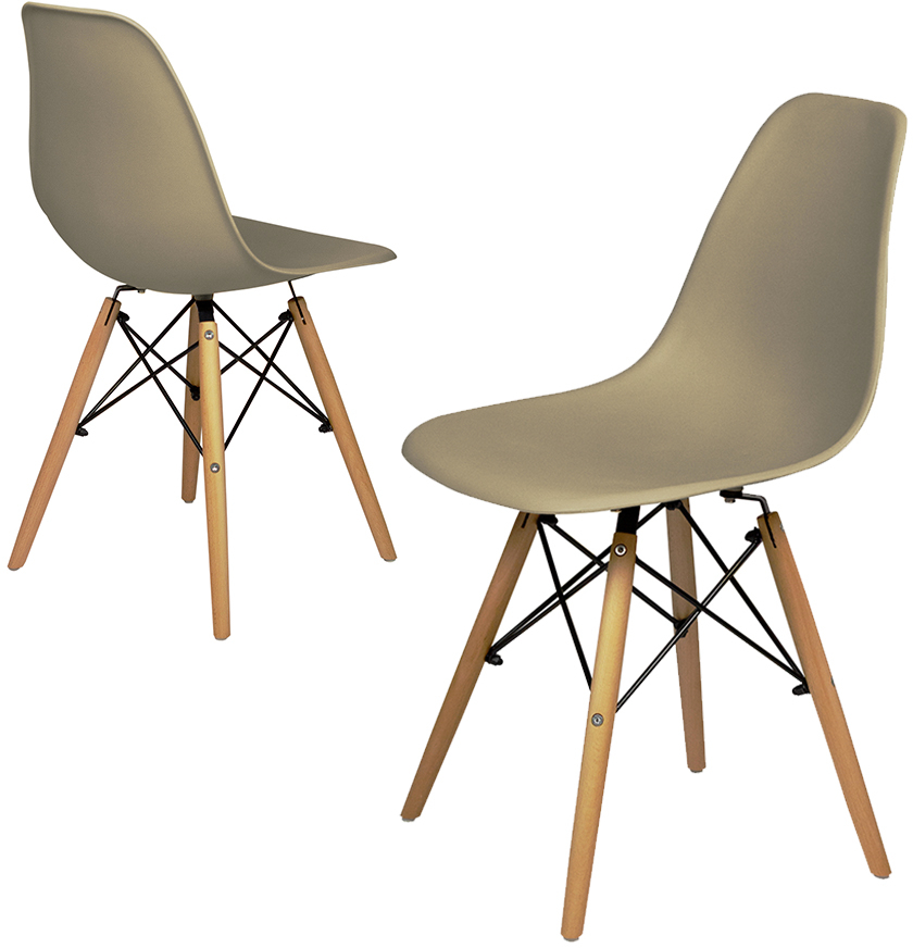 

Комплект стульев 2 шт. RIDBERG DSW EAMES, beige, DSW EAMES