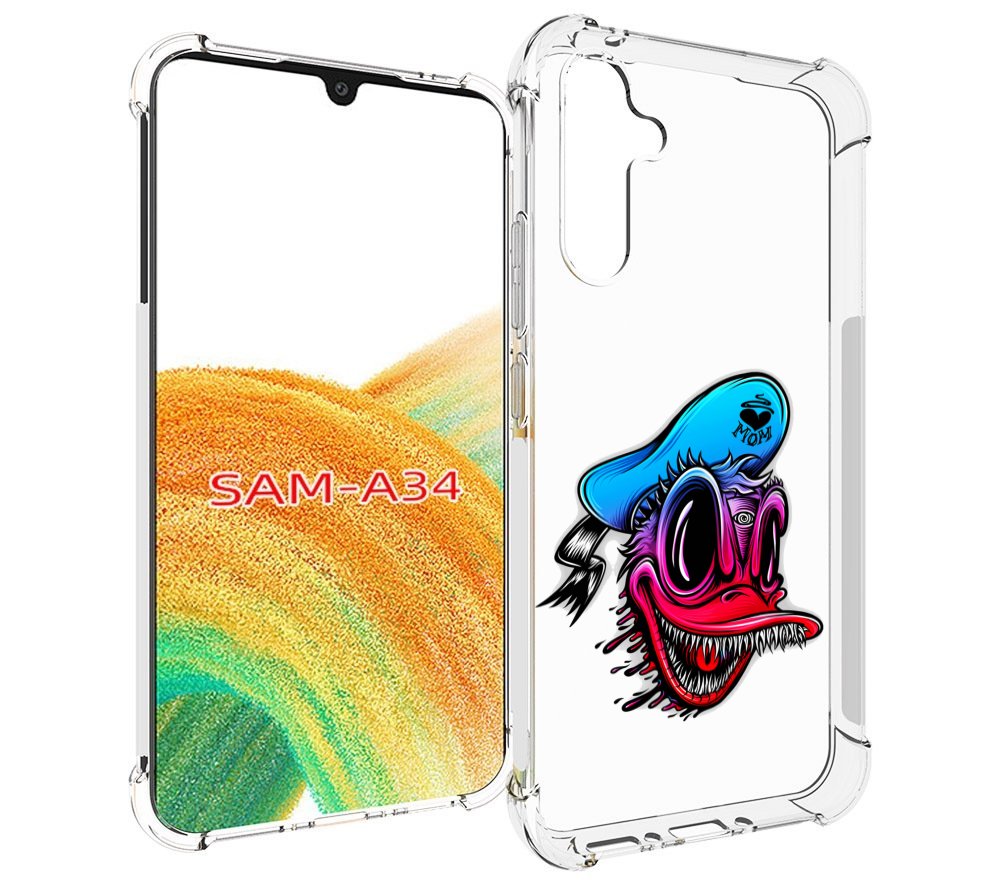 

Чехол MyPads Дональд для Samsung Galaxy A34, Tocco