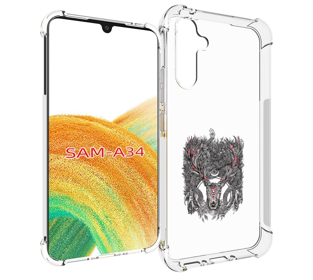

Чехол MyPads Дизайнерские_676 для Samsung Galaxy A34, Tocco