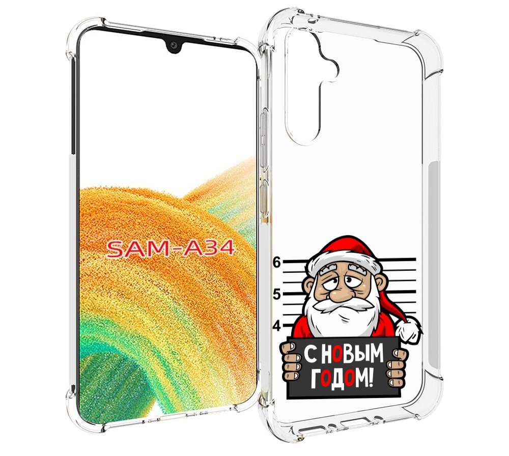 

Чехол MyPads ДМ с новым годом заключенный для Samsung Galaxy A34, Tocco