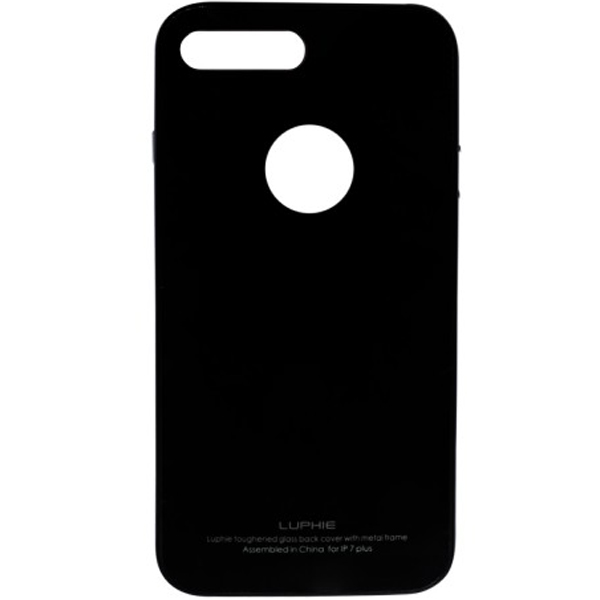

Металлический бампер Luphie с акриловой вставкой для Apple iPhone 7 plus/8 plus (5.5"), Черный