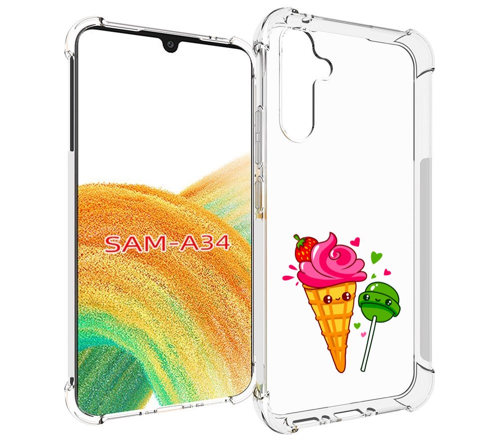 

Чехол MyPads Вкусняшки для Samsung Galaxy A34, Tocco