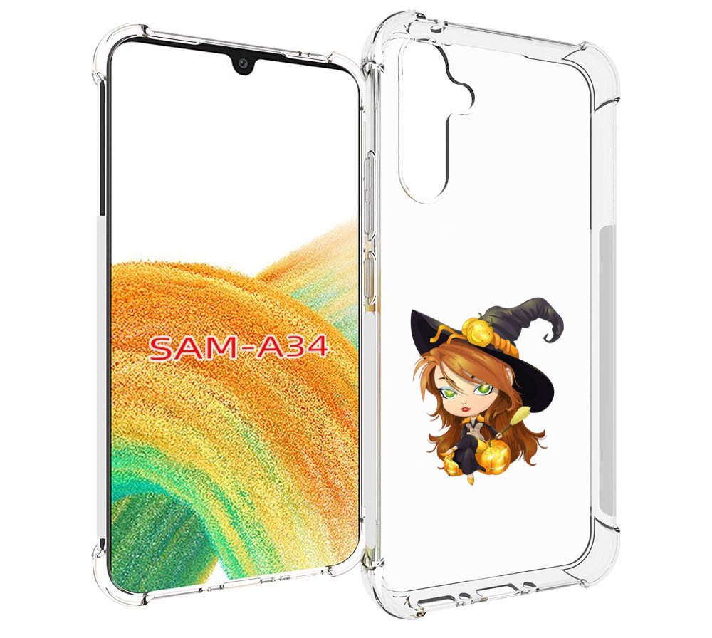 

Чехол MyPads Ведьмочка для Samsung Galaxy A34, Tocco