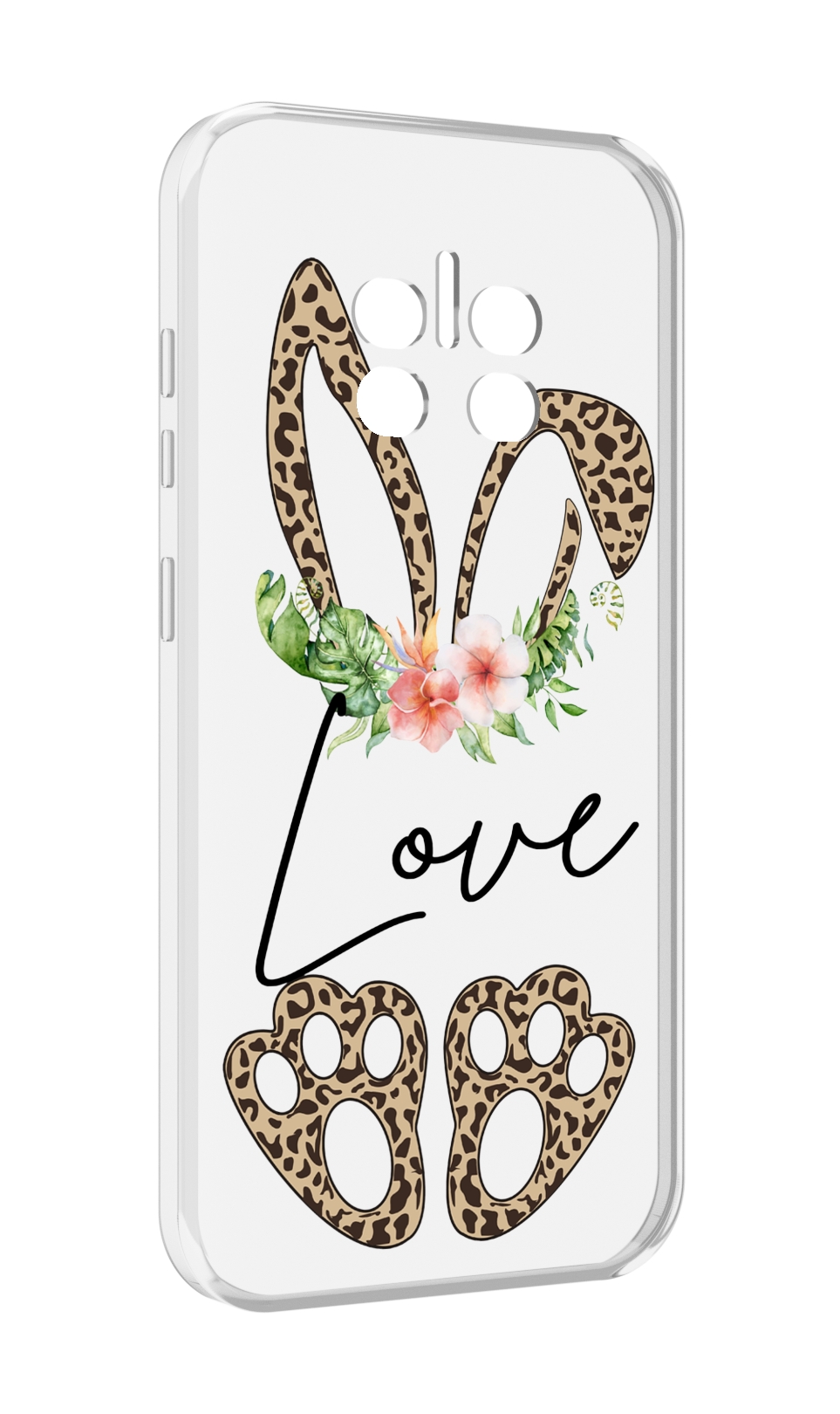 

Чехол MyPads золотые-лапки-и-ушки для Doogee V11, Прозрачный, Tocco