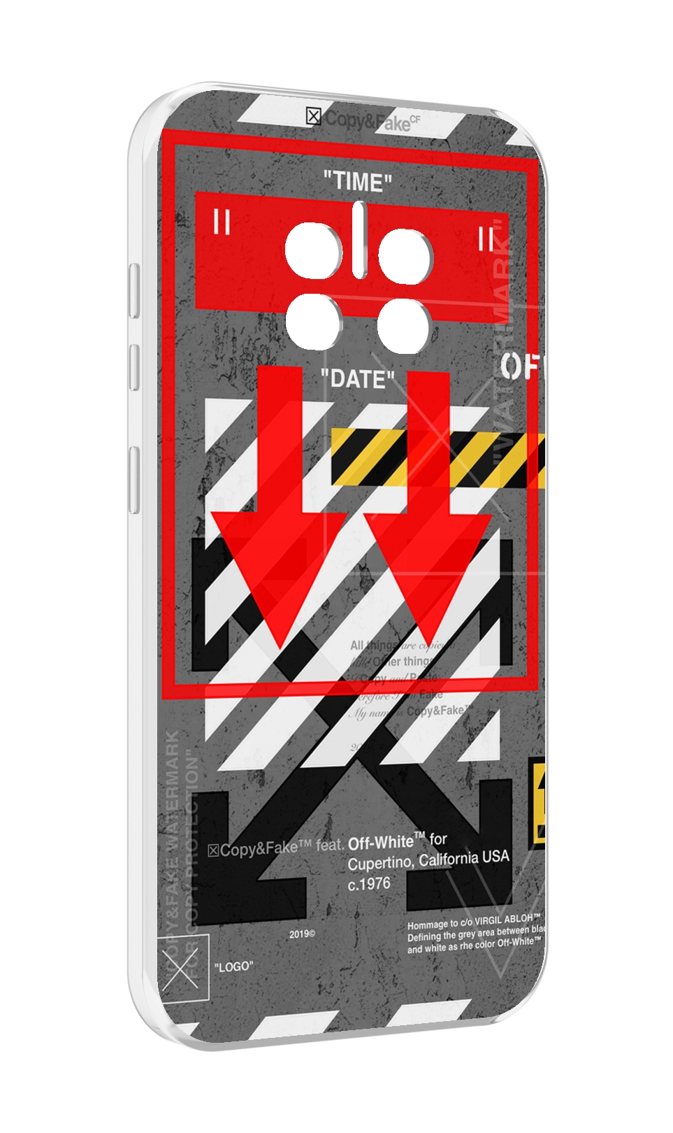 

Чехол MyPads знаки-логотипы для Doogee V11, Прозрачный, Tocco