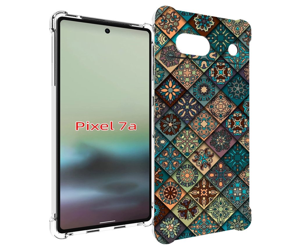 

Чехол MyPads ячейки с арнаментами для Google Pixel 7A, Tocco