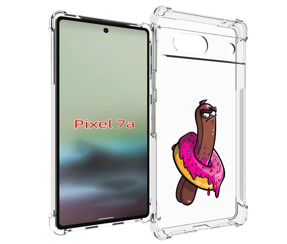 

Чехол MyPads эклер в пончике для Google Pixel 7A, Tocco