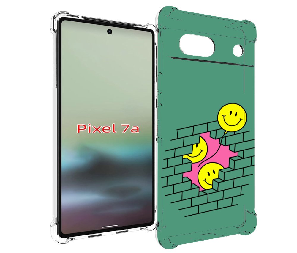 

Чехол MyPads шарики в стене для Google Pixel 7A, Tocco
