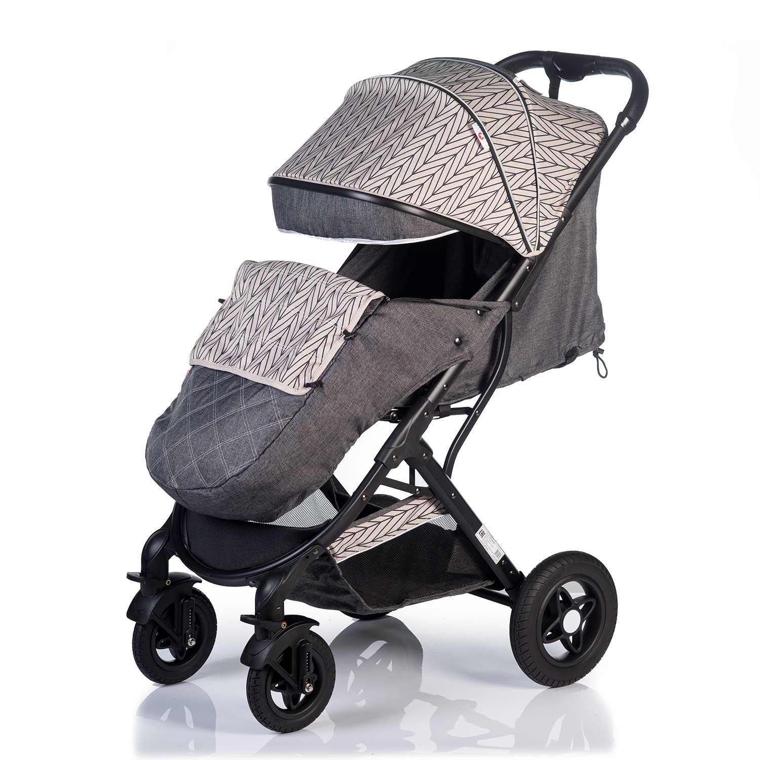 

Прогулочная коляска Babyhit Regard с резиновыми колесами arrow grey, Regard