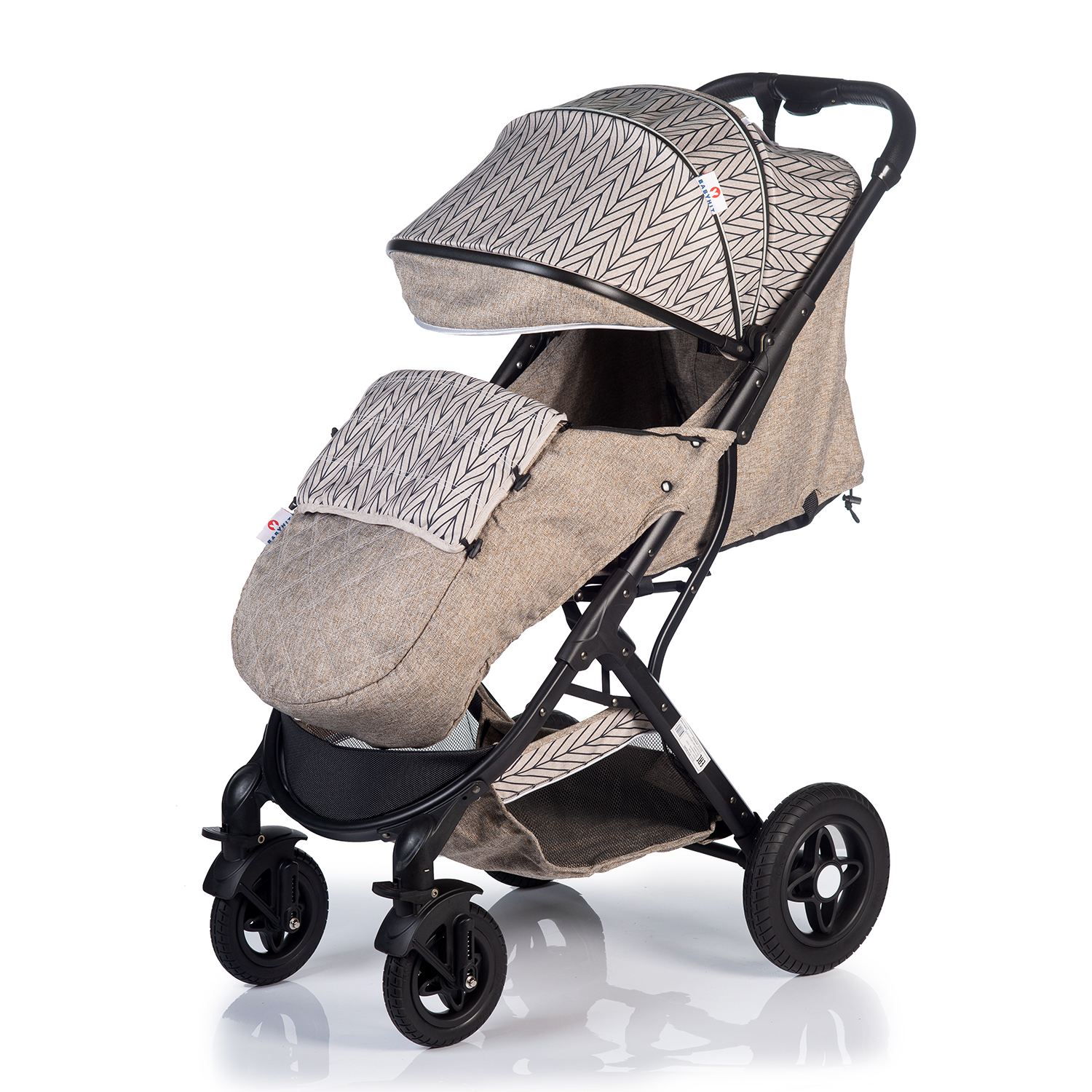 

Прогулочная коляска Babyhit Regard с резиновыми колесами arrow beige, Regard