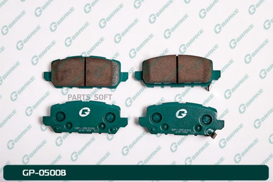 

Тормозные колодки GBRAKE задние дисковые GP05008