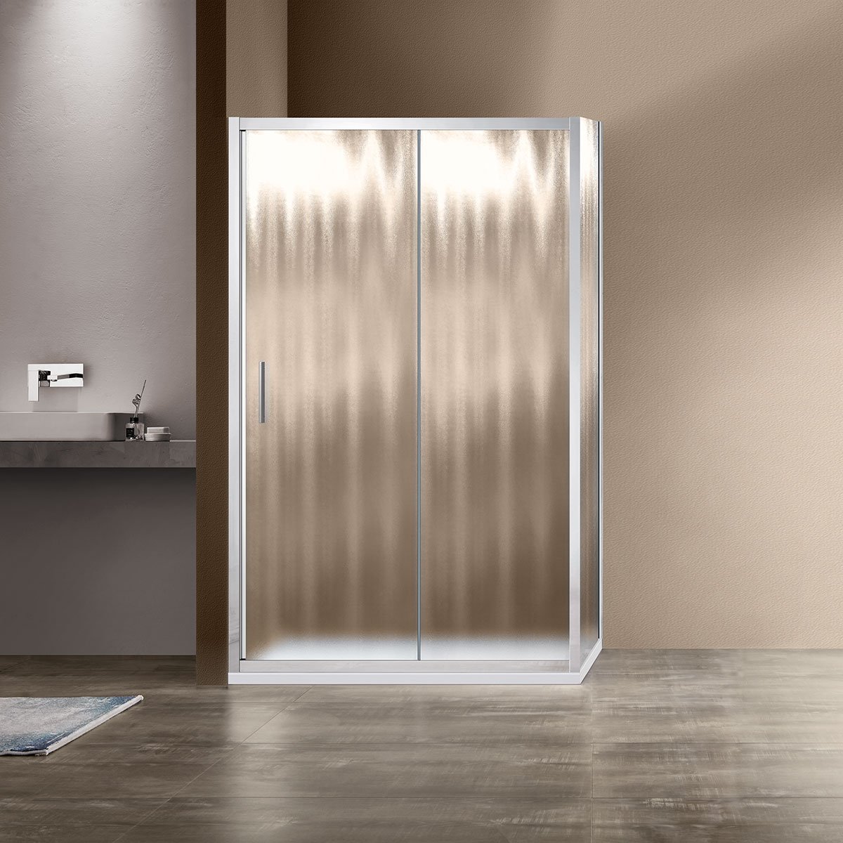 

Vincea Душевой уголок Vincea Garda VSR-1G9011CH 110х90 хром, стекло шиншилла