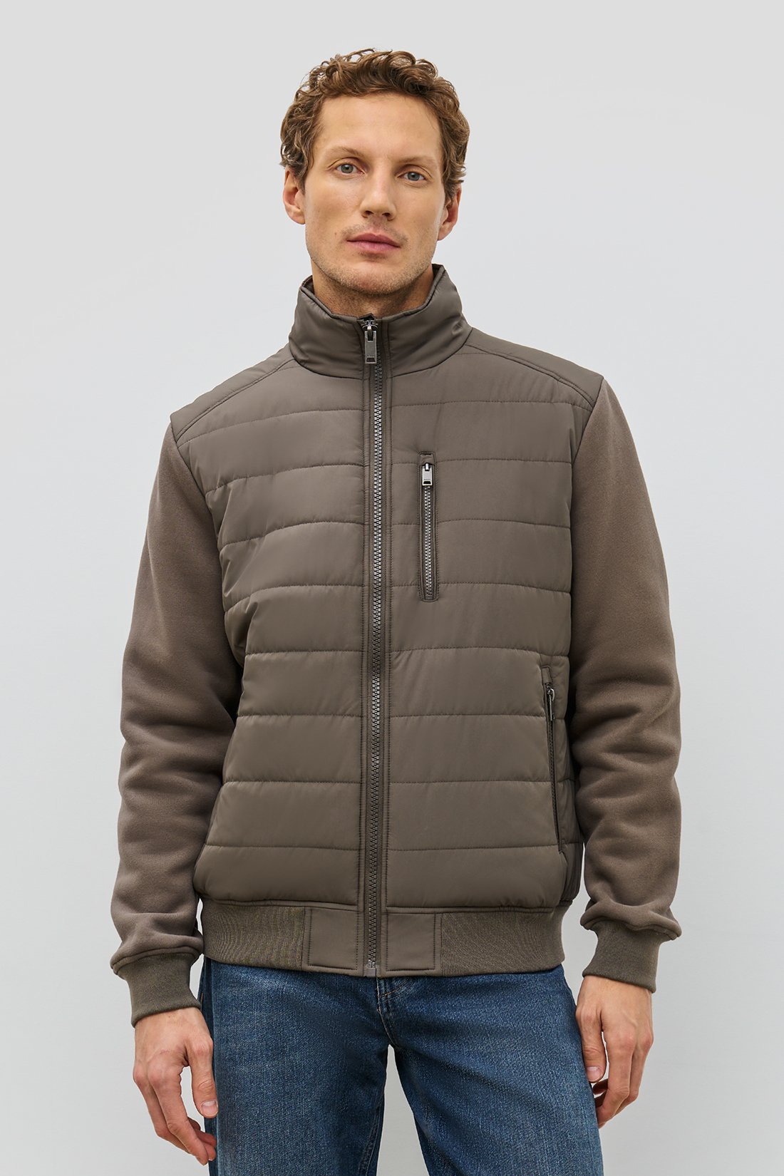 

Куртка мужская Baon B5323015 коричневая 2XL, Коричневый, B5323015