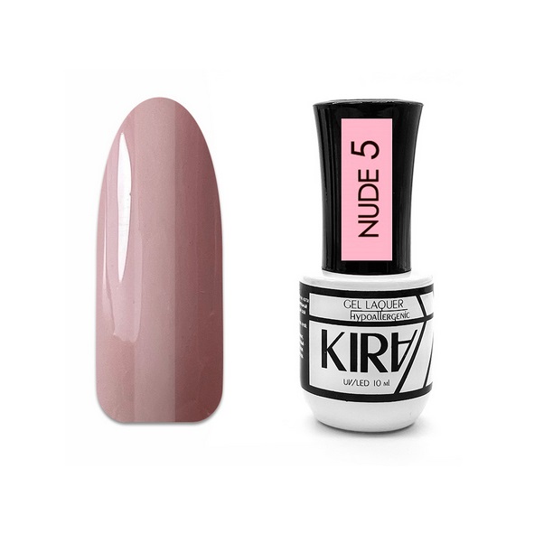 

Гель-лак KIRA Nude №005, 10 мл