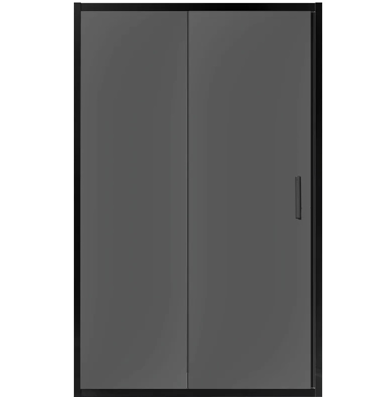 Душевая дверь Vincea Garda 120х190 профиль черный, стекло тонированное