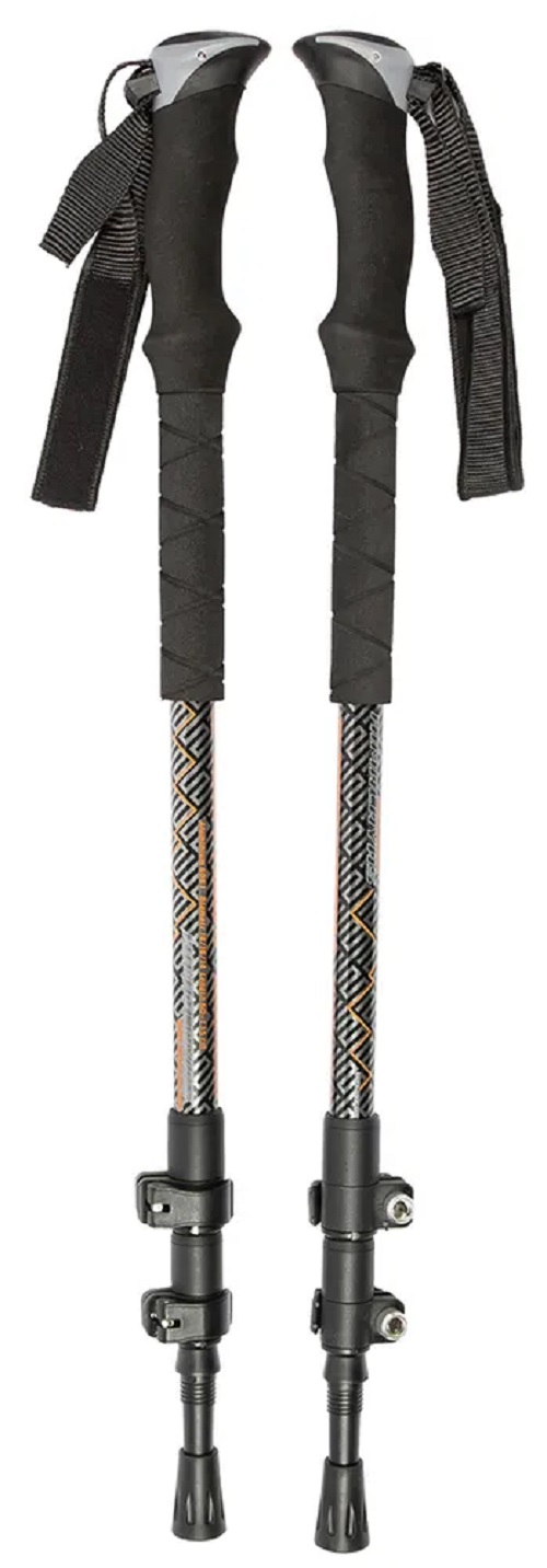 Палки для скандинавской ходьбы Tech Team HIMALAYAS раздвижные 105-135 см ORANGE