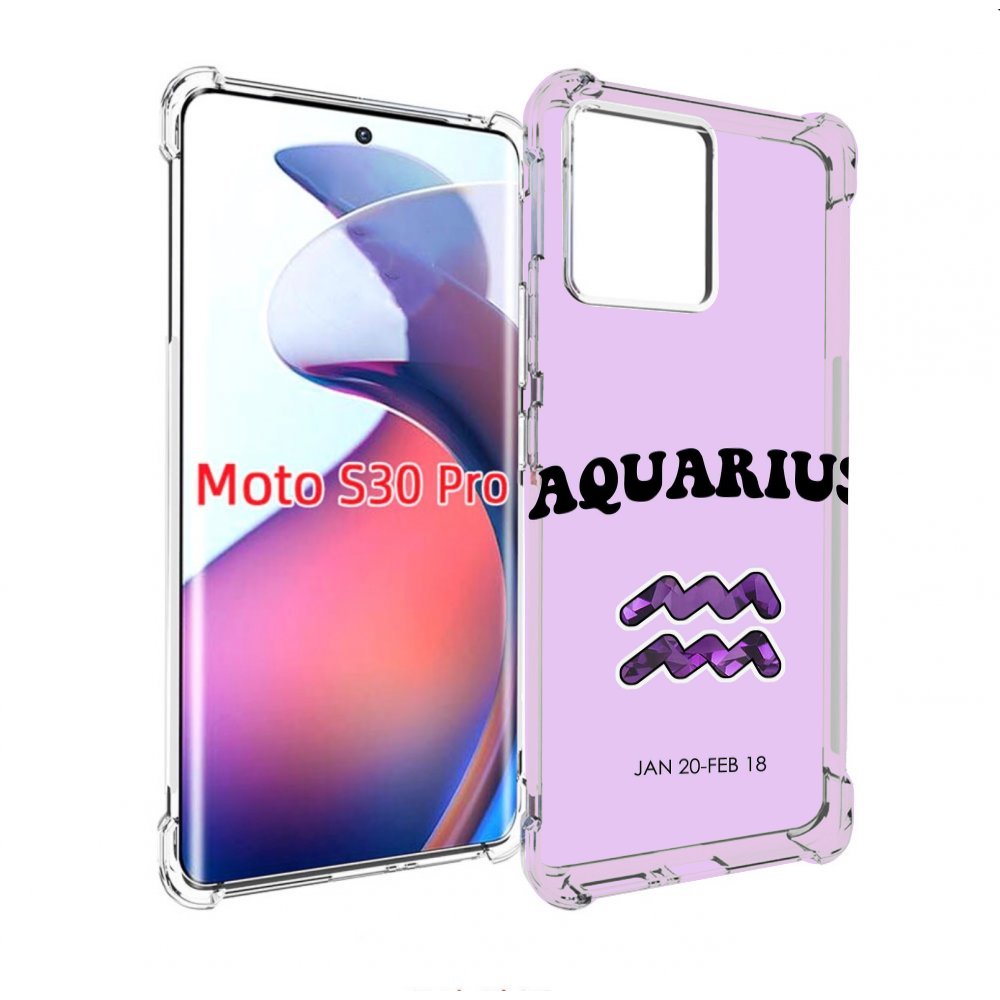 

Чехол MyPads знак зодиака водолеи 4 для Motorola Moto S30 Pro, Прозрачный, Tocco