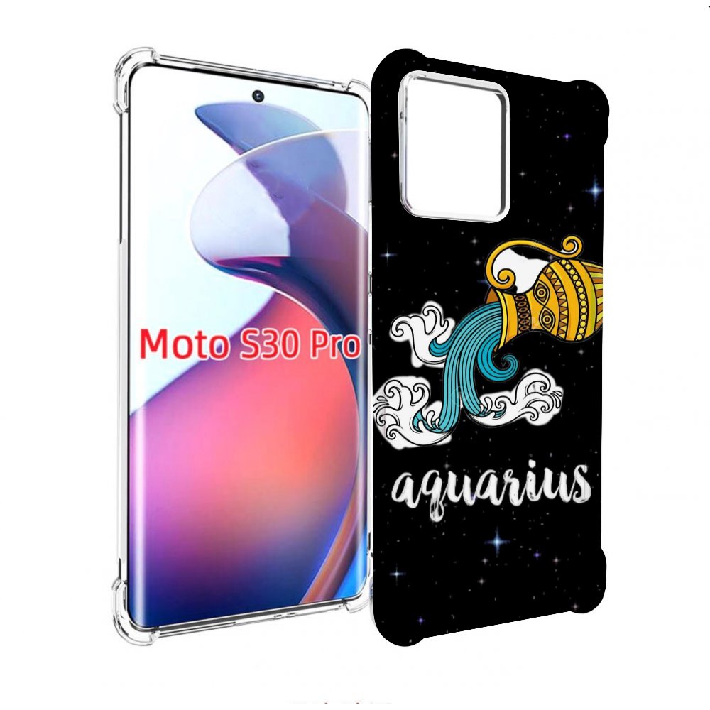 

Чехол MyPads знак зодиака водолеи 2 для Motorola Moto S30 Pro, Прозрачный, Tocco