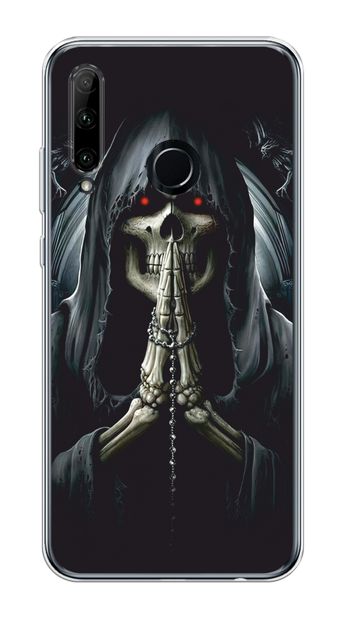 

Чехол на Honor 10i/20e/Huawei P Smart Plus 2019 "Молитва", Серый, 69250-1