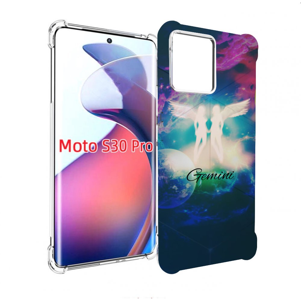 

Чехол MyPads знак зодиака близнецы 3 для Motorola Moto S30 Pro, Прозрачный, Tocco
