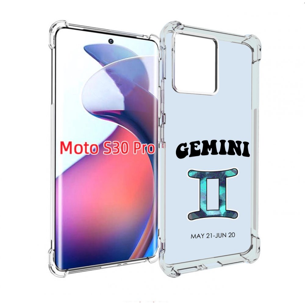 

Чехол MyPads знак зодиака близнецы 1 для Motorola Moto S30 Pro, Прозрачный, Tocco