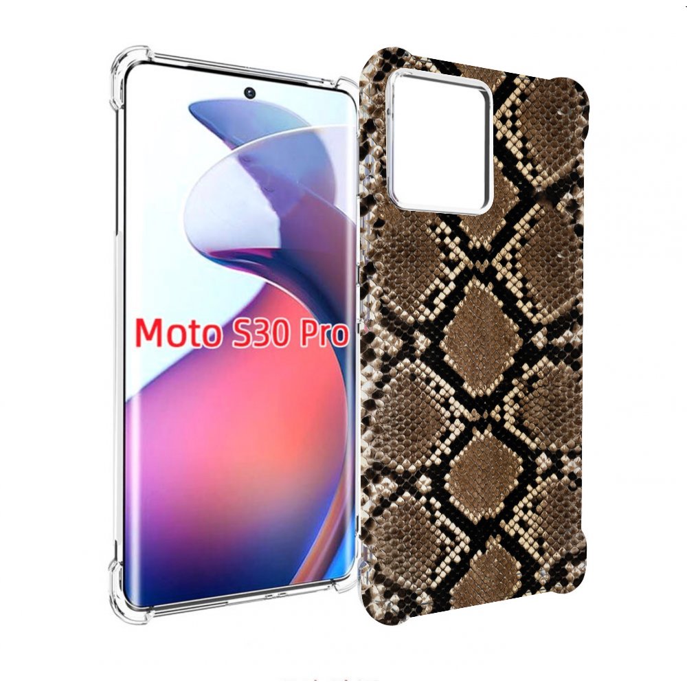 

Чехол MyPads змеиная кожа для Motorola Moto S30 Pro, Прозрачный, Tocco