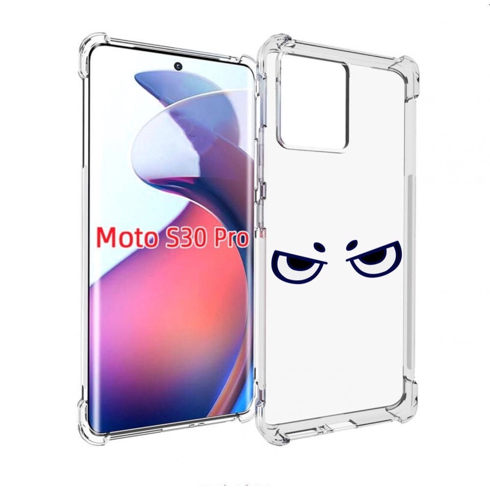 

Чехол MyPads злые-глазки для Motorola Moto S30 Pro, Прозрачный, Tocco