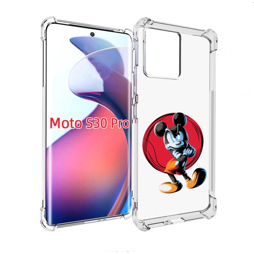 

Чехол MyPads злой-микки для Motorola Moto S30 Pro, Прозрачный, Tocco