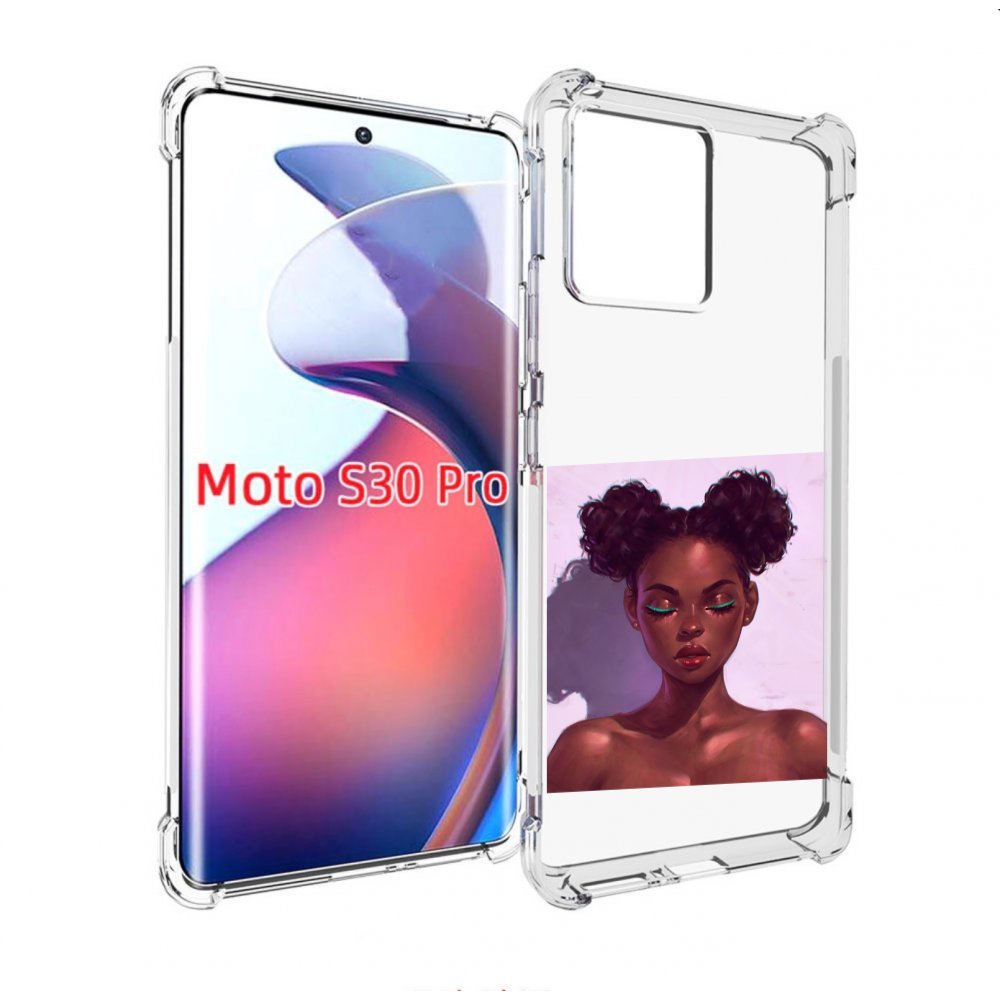 

Чехол MyPads зеленые-стрелки женский для Motorola Moto S30 Pro, Прозрачный, Tocco
