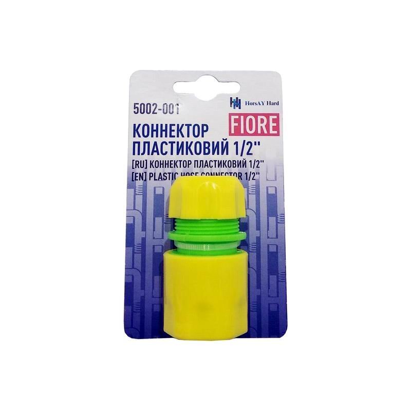 

Муфта соединительная пластиковая HorsAY Hard, 1/2", Желтый